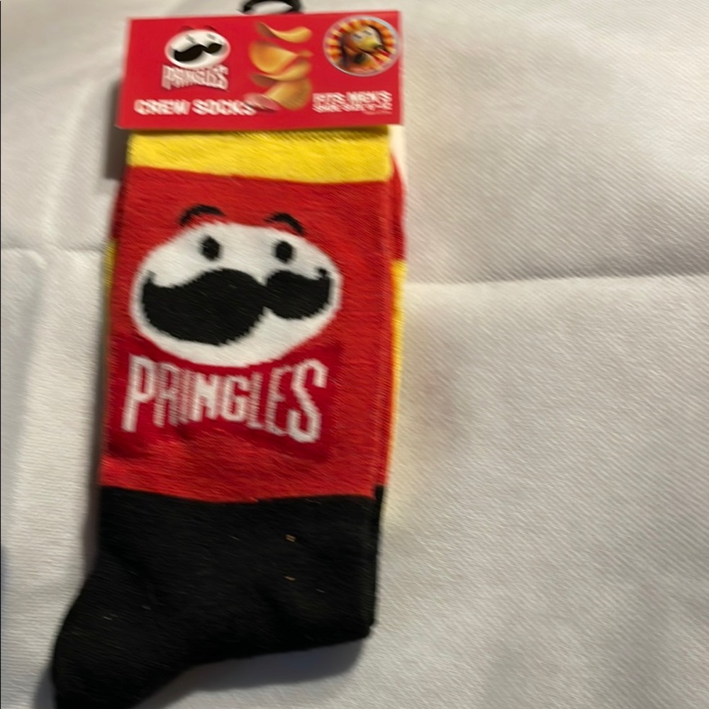 Pringle Red and Black Crew Socks